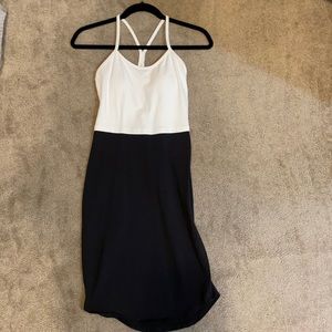 Lululemon black and white padded top dress